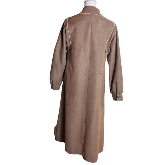 Vintage All Seasons Faux Suede Jacket Sz Medium ? Removable Liner Winter Coat - Picture 3 of 16